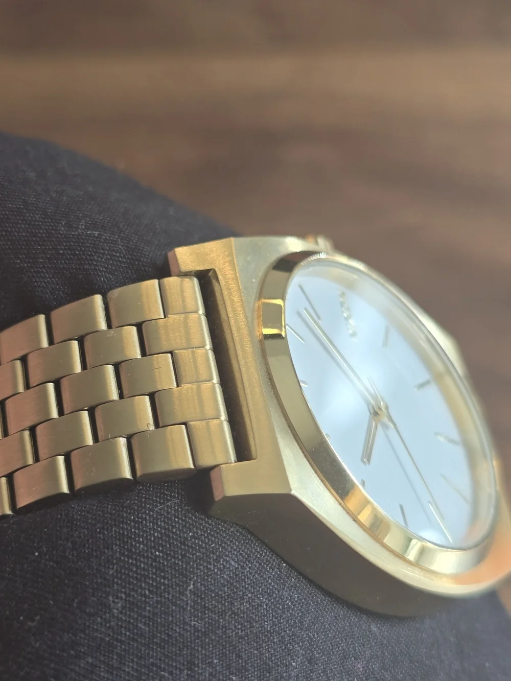 Nixon Men's Gold Stainless Steel Watch